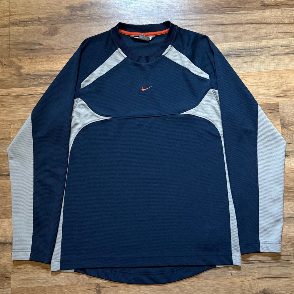 Y2K Nike Center Swoosh Crewneck Sweatshirt